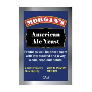 Morgan's American Ale Yeast 15g sachet.